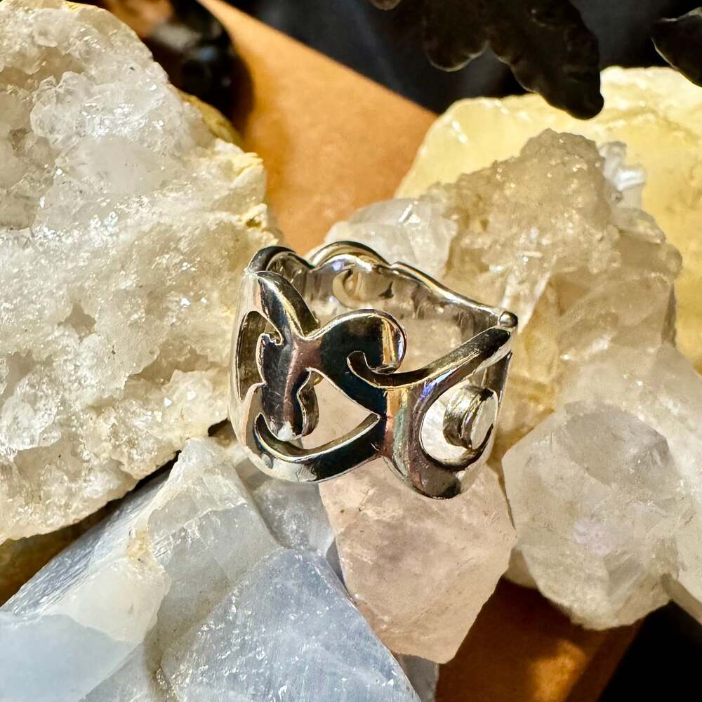 Silpada Sterling Silver Open Scroll Eden Cuff Ring R3269
